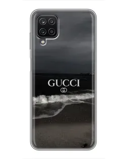 Чехол для Samsung Galaxy A12 с картинкой «Gucci — морской прибой»