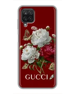 Чехол для Samsung Galaxy A12 с картинкой «Gucci —  сад»