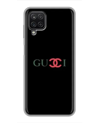 Чехол для Samsung Galaxy A12 с картинкой «Gucci — красный градиент»