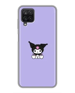 Чехол для Samsung Galaxy A12 с картинкой «Kuromi — фиолетовый минимализм» Чехол для Samsung Galaxy A12 с картинкой «Kuromi — фиолетовый минимализм»