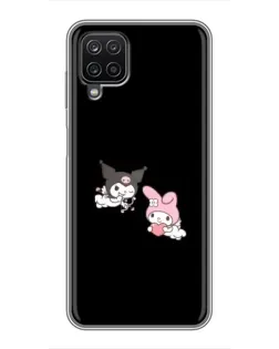 Чехол для Samsung Galaxy A12 с картинкой «My Melody и Kuromi» Чехол для Samsung Galaxy A12 с картинкой «My Melody и Kuromi»