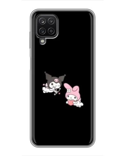 Чехол для Samsung Galaxy A12 с картинкой «My Melody и Kuromi»