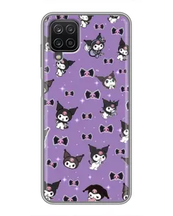 Чехол для Samsung Galaxy A12 с картинкой «Kuromi — паттерн» Чехол для Samsung Galaxy A12 с картинкой «Kuromi — паттерн»