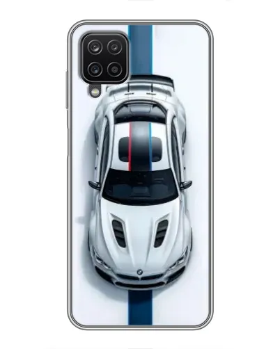 Чехол для Samsung Galaxy A12 с картинкой «Вид сверху — BMW M»