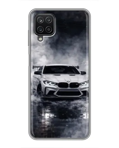 Чехол для Samsung Galaxy A12 с картинкой «BMW сквозь туман»