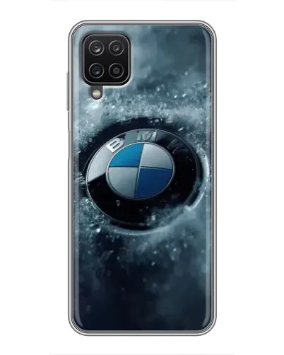 Чехол для Samsung Galaxy A12 с картинкой «Логотип BMW — лед» Чехол для Samsung Galaxy A12 с картинкой «Логотип BMW — лед»