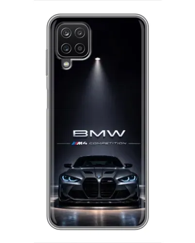 Чехол для Samsung Galaxy A12 с картинкой «BMW сквозь ночной город» Чехол для Samsung Galaxy A12 с картинкой «BMW сквозь ночной город»