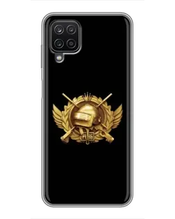 Чехол для Samsung Galaxy A12 с картинкой «PUBG — оранжевый градиент» Чехол для Samsung Galaxy A12 с картинкой «PUBG — оранжевый градиент»