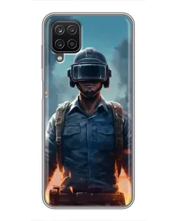 Чохол для Samsung Galaxy A12 з картинкою «PUBG — реалістичний герой»