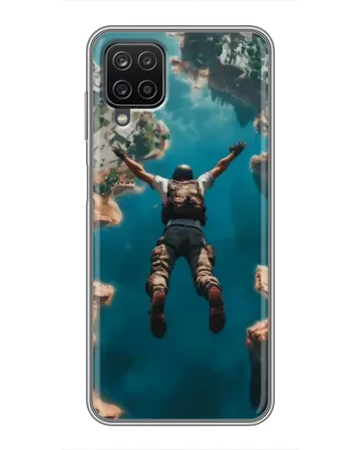 Чохол для Samsung Galaxy A12 з картинкою «PUBG — вільне падіння»