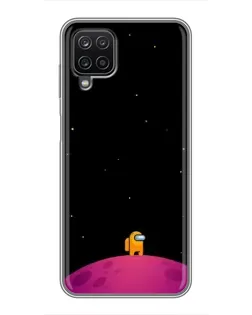 Чехол для Samsung Galaxy A12 с картинкой «Одинокий герой на планете» Чехол для Samsung Galaxy A12 с картинкой «Одинокий герой на планете»