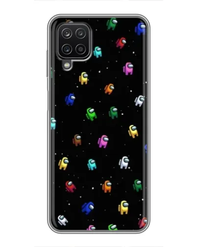 Чехол для Samsung Galaxy A12 с картинкой «Экипаж Among Us»