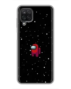 Чехол для Samsung Galaxy A12 с картинкой «Красный Among Us»