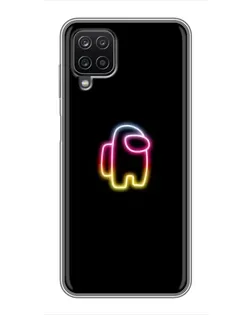 Чехол для Samsung Galaxy A12 с картинкой «Among Us градиент»