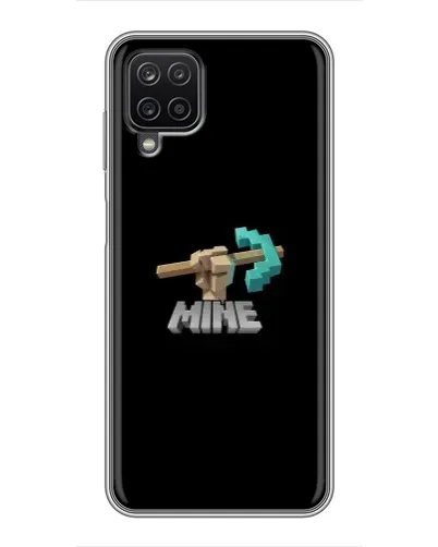 Чехол для Samsung Galaxy A12 с картинкой «Алмазная кирка»