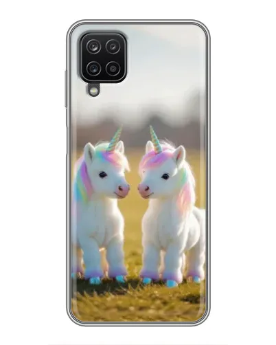 Чехол для Samsung Galaxy A12 с картинкой «Пара единорогов» Чехол для Samsung Galaxy A12 с картинкой «Пара единорогов»