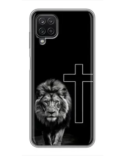 Чехол для Samsung Galaxy A12 с картинкой «Лев и Крест» Чехол для Samsung Galaxy A12 с картинкой «Лев и Крест»
