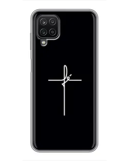 Чехол для Samsung Galaxy A12 с картинкой «Тонкий крест» Чехол для Samsung Galaxy A12 с картинкой «Тонкий крест»