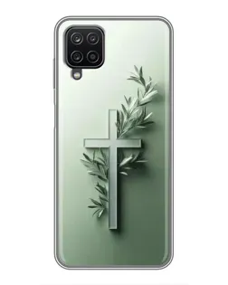 Чехол для Samsung Galaxy A12 с картинкой «Оливковая ветвь» Чехол для Samsung Galaxy A12 с картинкой «Оливковая ветвь»