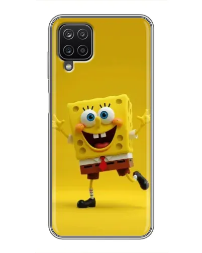 Чохол для Samsung Galaxy A12 з картинкою «Позитивний Губка Боб»