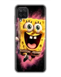 Чохол для Samsung Galaxy A12 з картинкою «Вибуховий Спанч Боб»
