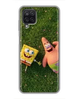Чохол для Samsung Galaxy A12 з картинкою «Друзі на галявині»