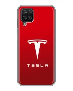 Чехол для Samsung Galaxy A12 с картинкой «Tesla Red Classic» Чехол для Samsung Galaxy A12 с картинкой «Tesla Red Classic»