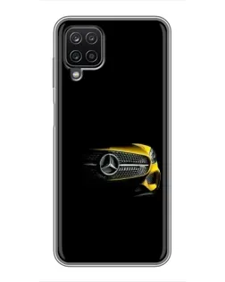 Чехол для Samsung Galaxy A12 с картинкой «Mercedes — ретро стиль»