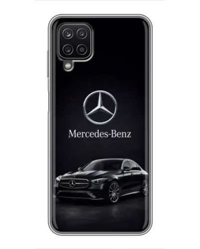 Чехол для Samsung Galaxy A12 с картинкой «Mercedes — решетка радиатора»
