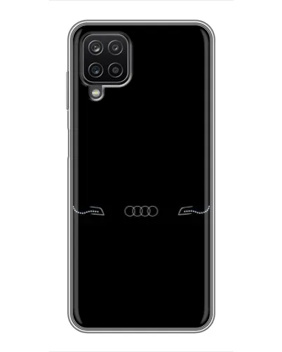 Чехол для Samsung Galaxy A12 с картинкой «Audi — световой подпись»
