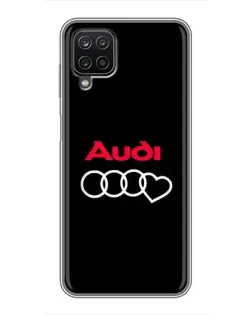 Чехол для Samsung Galaxy A12 с картинкой «Логотип Audi Heart» Чехол для Samsung Galaxy A12 с картинкой «Логотип Audi Heart»