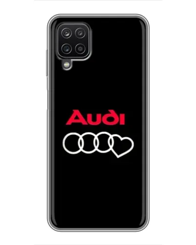 Чехол для Samsung Galaxy A12 с картинкой «Логотип Audi Heart»