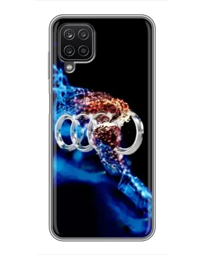 Чехол для Samsung Galaxy A12 с картинкой «Энергия лого Audi»