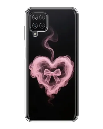 Чехол для Samsung Galaxy A12 с картинкой «Дымчатое сердце»