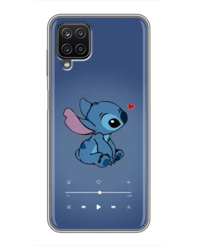 Чехол для Samsung Galaxy A12 с картинкой «Музыкальный Stitch»