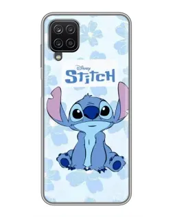Чохол для Samsung Galaxy A12 з картинкою «Stitch серед квітів»