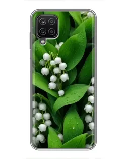 Чохол для Samsung Galaxy A12 з картинкою «Конвалії в зелені»