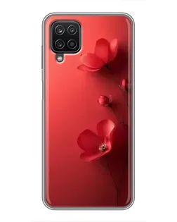 Чохол для Samsung Galaxy A12 з картинкою «Макові суцвіття»