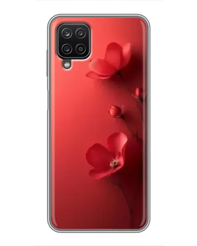 Чохол для Samsung Galaxy A12 з картинкою «Макові суцвіття»