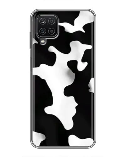 Чехол для Samsung Galaxy A12 с картинкой «Черно-белое пятно»