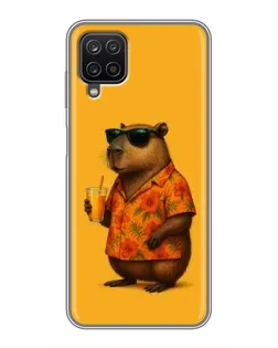 Чехол для Samsung Galaxy A12 с картинкой «Капибара на отдыхе» Чехол для Samsung Galaxy A12 с картинкой «Капибара на отдыхе»