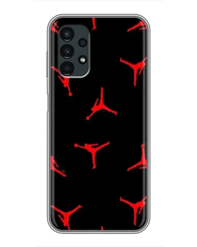 Чохол для Samsung Galaxy A13 (4G) з картинкою «Jordan Red Pattern» Чохол для Samsung Galaxy A13 (4G) з картинкою «Jordan Red Pattern»