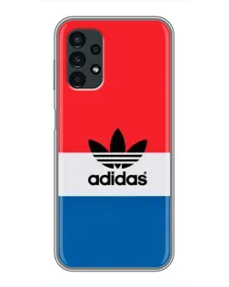 Чехол для Samsung Galaxy A13 (4G) с картинкой «Ретро блоки Adidas»
