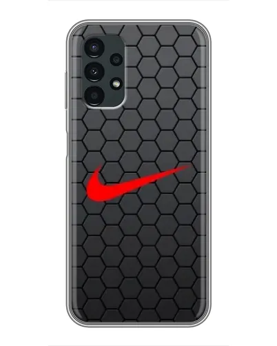 Чехол для Samsung Galaxy A13 (4G) с картинкой «Nike — карбоновая сетка» Чехол для Samsung Galaxy A13 (4G) с картинкой «Nike — карбоновая сетка»