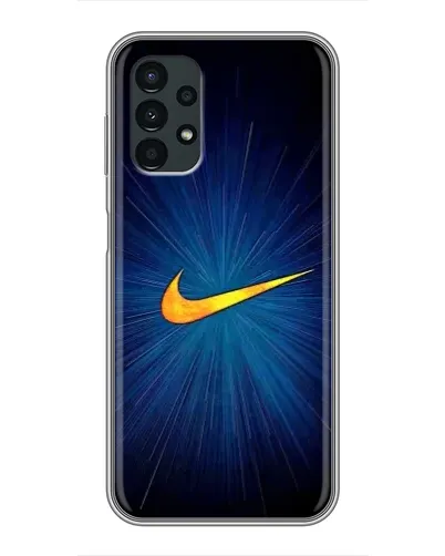 Чехол для Samsung Galaxy A13 (4G) с картинкой «Синий пульс Nike» Чехол для Samsung Galaxy A13 (4G) с картинкой «Синий пульс Nike»