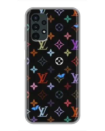 Чехол для Samsung Galaxy A13 (4G) с картинкой «Цветная монограмма LV» Чехол для Samsung Galaxy A13 (4G) с картинкой «Цветная монограмма LV»