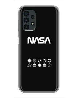 Чехол для Samsung Galaxy A13 (4G) с картинкой «NASA — технический принт»