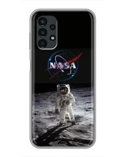Чехол для Samsung Galaxy A13 (4G) с картинкой «Астронавт на Луне»