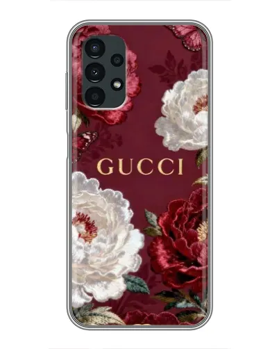 Чохол для Samsung Galaxy A13 (4G) з картинкою «Gucci — бордові троянди» Чохол для Samsung Galaxy A13 (4G) з картинкою «Gucci — бордові троянди»