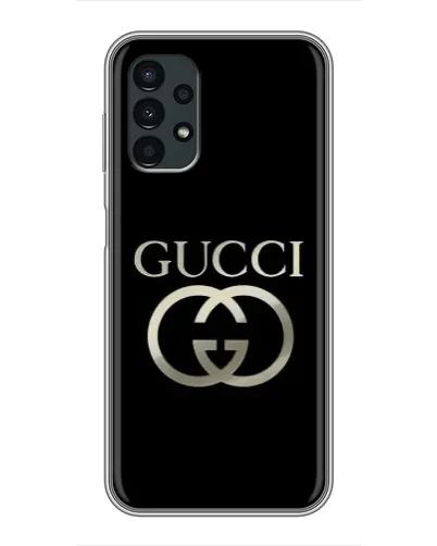 Чохол для Samsung Galaxy A13 (4G) з картинкою «Gucci — золото на чорному» Чохол для Samsung Galaxy A13 (4G) з картинкою «Gucci — золото на чорному»